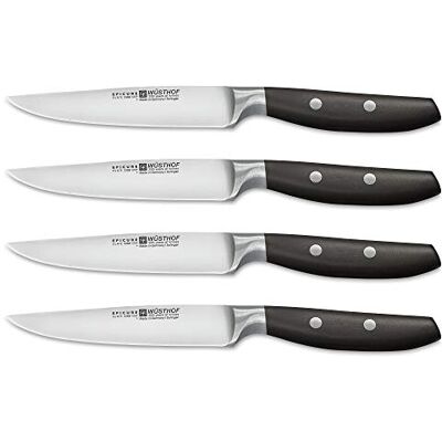 WÜSTHOF Epicure Slate Steakmessersatz mit 4 Messern WÜSTHOF Epicure Slate Steakmessersatz mit 4 Messern