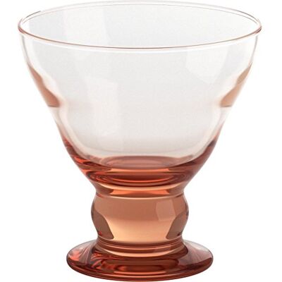 CRISTALICA Eisschale Dessertschale Eisbecher Glas Antico Altrosa 12,5 cm Gelato Vero CRISTALICA Eisschale Dessertschale Eisbecher Glas Antico Altrosa 12,5 cm Gelato Vero