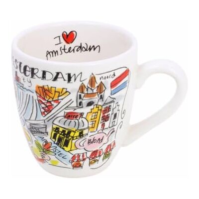 Blond Amsterdam Mini-Becher Amsterdam, 200ml Keramik, Amsterdam Stadtmotive, Blond City Kollektion, Mikrowellengeeignet, Handwäsche empfohlen Blond Amsterdam Mini-Becher Amsterdam, 200ml Keramik, Amsterdam Stadtmotive, Blond City Kollektion, Mikrowellengeeignet, Handwäsche empfohlen