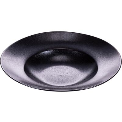 Tivoli Set mit 4 Suppentellern aus Steingut, Horeca Black Tivoli Set mit 4 Suppentellern aus Steingut, Horeca Black