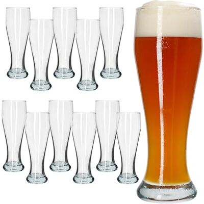 MamboCat 12er Set Sepp Weizenbiergläser klar 0,5L geeicht I 12 Personen I klassisches Weißbier-Glas mit schlanker Form I Hefeweizen I für Daheim, Gastro, Hotel, Restaurant & Zuhause MamboCat 12er Set Sepp Weizenbiergläser klar 0,5L geeicht I 12 Personen I klassisches Weißbier-Glas mit schlanker Form I Hefeweizen I für Daheim, Gastro, Hotel, Restaurant & Zuhause