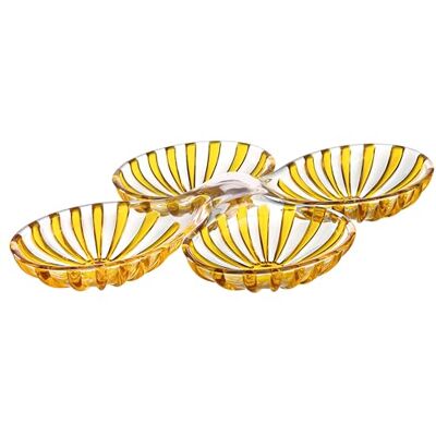Guzzini Set 2 Vorspeisenschalen "Dolcevita", Bio-Based Plastic, Amber, 6x22,5xh31 Guzzini Set 2 Vorspeisenschalen "Dolcevita", Bio-Based Plastic, Amber, 6x22,5xh31