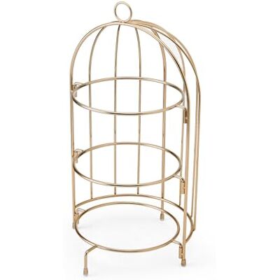 Artesa Artesà Vogelkäfig-Etagere, 22 x 42 cm, in Geschenkbox, Gold Artesa Artesà Vogelkäfig-Etagere, 22 x 42 cm, in Geschenkbox, Gold