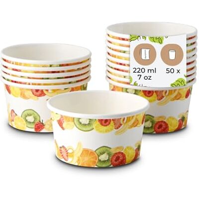 BIOZOYG Eisbecher aus Pappe 50 Stück 100 ml Ø 92 mm bedruckt Dessertbecher beschichtet Einweg Snackbecher to go Dessert Eisdiele Candy Bar Eis Joghurt Obst Waffelbecher BIOZOYG Eisbecher aus Pappe 50 Stück 100 ml Ø 92 mm bedruckt Dessertbecher beschichtet Einweg Snackbecher to go Dessert Eisdiele Candy Bar Eis Joghurt Obst Waffelbecher