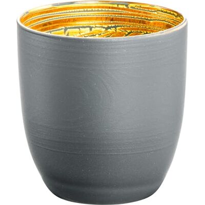 EISCH Espressoglas Becher Cosmo collect grey-gold EISCH Espressoglas Becher Cosmo collect grey-gold