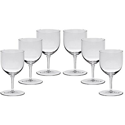 CRISTALICA 6 x Weinglas, Weinkelch, Römer Glas "POKAL" 13cm, transparent, moderner Style (GERMAN CRYSTAL powered by ) CRISTALICA 6 x Weinglas, Weinkelch, Römer Glas "POKAL" 13cm, transparent, moderner Style (GERMAN CRYSTAL powered by )