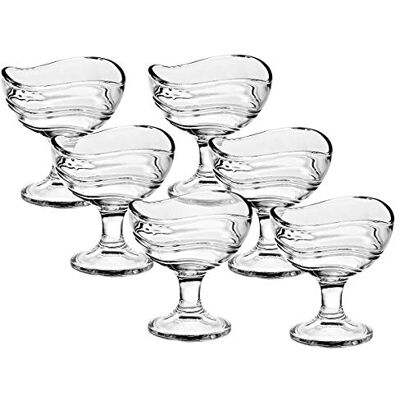 CRISTALICA Eisbecher 6er-Set Eiscremeglas Dessertschale Acapulco Bambini 300ml Gelato Vero CRISTALICA Eisbecher 6er-Set Eiscremeglas Dessertschale Acapulco Bambini 300ml Gelato Vero