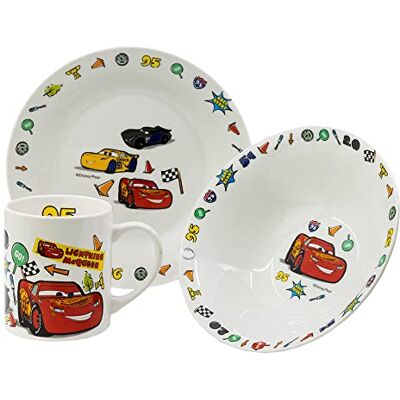 Stor Cars Disney 3-teiliges Set aus Keramik in Geschenkbox (Schüssel, Teller, Tasse) Stor Cars Disney 3-teiliges Set aus Keramik in Geschenkbox (Schüssel, Teller, Tasse)