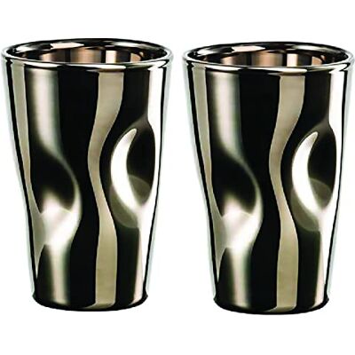EISCH Espressoglas 2er Set Unik Platin, Espressotasse, Glas, Platin, 100 ml, 30013212 EISCH Espressoglas 2er Set Unik Platin, Espressotasse, Glas, Platin, 100 ml, 30013212