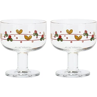 THUN 2er Set Sweet Christmas Glasbecher THUN 2er Set Sweet Christmas Glasbecher