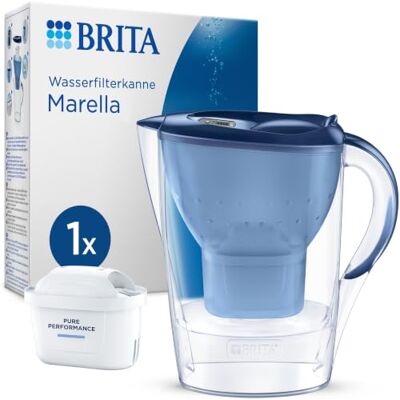 Brita Marella Wasserfilterkanne Blau - 2,4L - Wasserfilterkanne Brita Marella Wasserfilterkanne Blau - 2,4L - Wasserfilterkanne