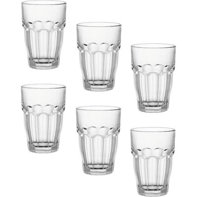 Bormioli Rocco Fido 516170BN6321990 Rock Bar Getränkebecher, Glas, mehrfarbig Bormioli Rocco Fido 516170BN6321990 Rock Bar Getränkebecher, Glas, mehrfarbig