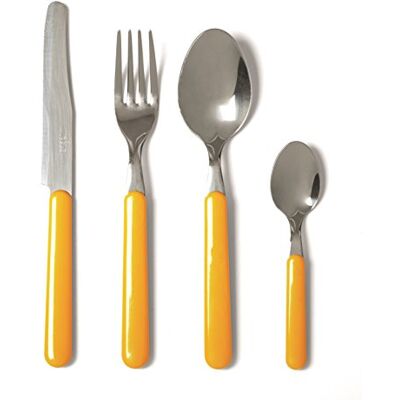 Excelsa Fashion Besteck-Set, Edelstahl, Orange, 9 x 9 x 24 cm, Einheit Excelsa Fashion Besteck-Set, Edelstahl, Orange, 9 x 9 x 24 cm, Einheit