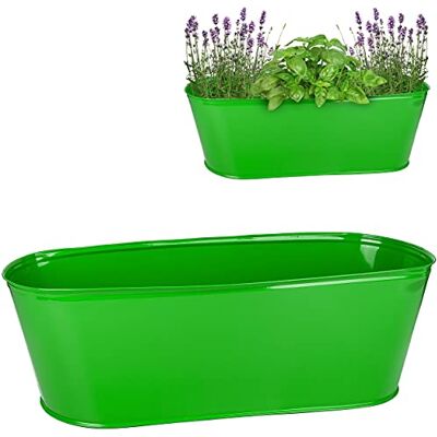 alles-meine.de GmbH 3 Stück große XL Töpfe/Blumentöpfe Farbwahl Metall Ø 50 cm grün oval länglich groß Eimer/Dekotöpfe Übertöpfe rostfrei Blech bunt.. alles-meine.de GmbH 3 Stück große XL Töpfe/Blumentöpfe Farbwahl Metall Ø 50 cm grün oval länglich groß Eimer/Dekotöpfe Übertöpfe rostfrei Blech bunt..