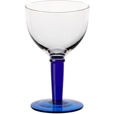 CRISTALICA Eisschale Dessertschale Eisbecher Glas Lombardia Blau 18,5 cm Gelato Vero CRISTALICA Eisschale Dessertschale Eisbecher Glas Lombardia Blau 18,5 cm Gelato Vero