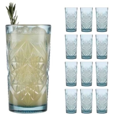 Libbey 71105 Trinkglas/Cooler Blush Sapphire "HOBSTAR", 473 ml, 12er Set, Blau Libbey 71105 Trinkglas/Cooler Blush Sapphire "HOBSTAR", 473 ml, 12er Set, Blau