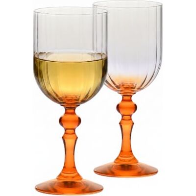 Krosno Weingläser 2er Set, 300 ml, Orange, Bubble Celebration Moments Gläser Set, Bleifreies Kristall Weinglas, Weißwein, Rosé, alkoholfreie Cocktails und besondere Anlässe, Spülmaschinenfest Krosno Weingläser 2er Set, 300 ml, Orange, Bubble Celebration Moments Gläser Set, Bleifreies Kristall Weinglas, Weißwein, Rosé, alkoholfreie Cocktails und besondere Anlässe, Spülmaschinenfest