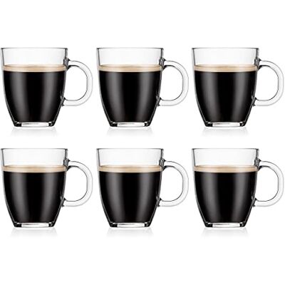 Bodum 11239-10-2 Bistro Tassen, 0,35 L, 6 Stück Bodum 11239-10-2 Bistro Tassen, 0,35 L, 6 Stück