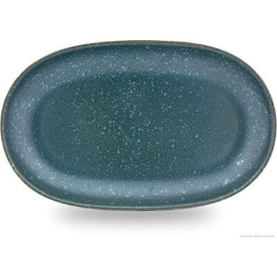Bunzlauer keramik Servierplatte 27,3x16,8x3,3 cm, Dekor ZIELON Bunzlauer keramik Servierplatte 27,3x16,8x3,3 cm, Dekor ZIELON