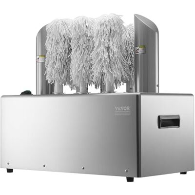 VEVOR Gläserpoliermaschine Weinglas-Poliermaschine mit 8 Polierköpfen, 660 Tassen/h, elektrischer kommerzieller Glaspolierer für Sektgläser, Bierkrüge, Becher, perfekt für Bar, Restaurant VEVOR Gläserpoliermaschine Weinglas-Poliermaschine mit 8 Polierköpfen, 660 Tassen/h, elektrischer kommerzieller Glaspolierer für Sektgläser, Bierkrüge, Becher, perfekt für Bar, Restaurant