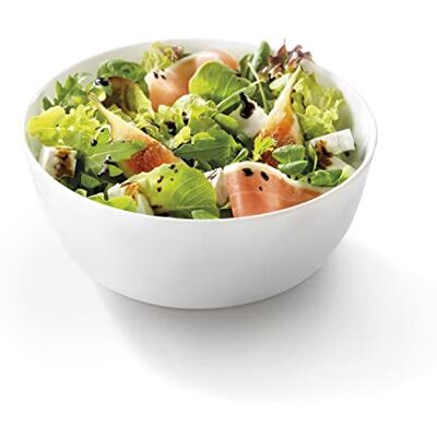 Bormioli Rocco 767112 Salatschüssel matt weiß 19 cm Glas Bormioli Rocco 767112 Salatschüssel matt weiß 19 cm Glas