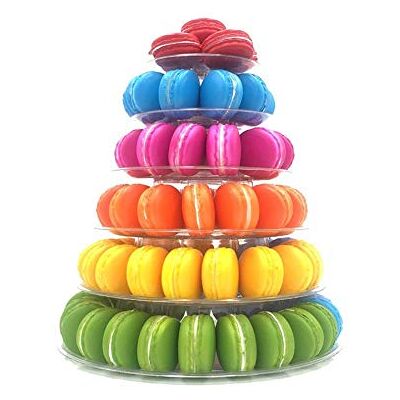 Candora -Kuchenständer mit 6 Ebenen, Macaron-Turm für Hochzeiten, Konditoren, Festivals, Partys, Partys Candora -Kuchenständer mit 6 Ebenen, Macaron-Turm für Hochzeiten, Konditoren, Festivals, Partys, Partys