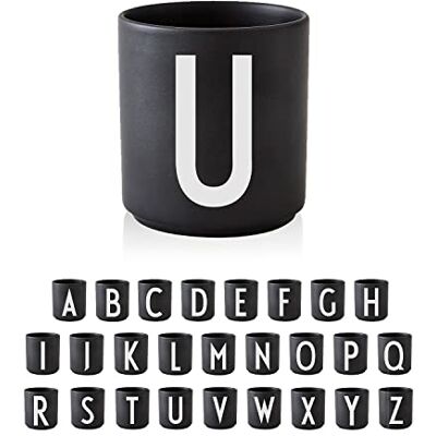 Design Letters Buchstaben Tasse Personalisiert (A-Z) Kaffeebecher Porzellan Schwarz Geburtstagsgeschenk, Personalisierte Geschenke Geschenke für Frauen, Männer Initialen Tasse Teetasse 250Ml Design Letters Buchstaben Tasse Personalisiert (A-Z) Kaffeebecher Porzellan Schwarz Geburtstagsgeschenk, Personalisierte Geschenke Geschenke für Frauen, Männer Initialen Tasse Teetasse 250Ml