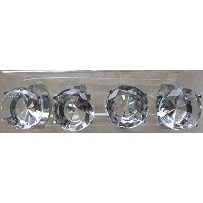 Unbekannt 4 Stück (1 Set) Servietten Ringe Serviettenhalter Serviettenring Glas Glasdiamant Kristall Tischdekoration Unbekannt 4 Stück (1 Set) Servietten Ringe Serviettenhalter Serviettenring Glas Glasdiamant Kristall Tischdekoration