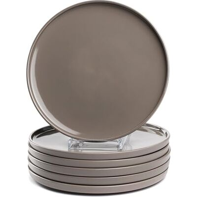 LEONARDO Roma Keramik-Geschirrset - 6 St., Taupe, 27cm - Geschirr-Set LEONARDO Roma Keramik-Geschirrset - 6 St., Taupe, 27cm - Geschirr-Set