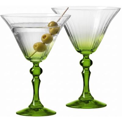 Krosno Martini Gläser 2er Set, 170 ml, Hellgrün, Bubble Celebration Moments, Cocktailgläser, Bleifreies Kristallglas Martini, Cosmopolitan und Manhattan, Spülmaschinenfest Krosno Martini Gläser 2er Set, 170 ml, Hellgrün, Bubble Celebration Moments, Cocktailgläser, Bleifreies Kristallglas Martini, Cosmopolitan und Manhattan, Spülmaschinenfest