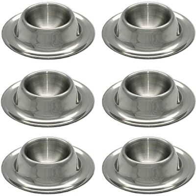 GRÄWE Eierbecher rund, Edelstahl 6er Set GRÄWE Eierbecher rund, Edelstahl 6er Set