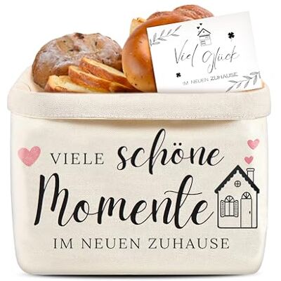 Dercylele Brotkorb Einzugsgeschenke Wohnung-Viele schöne Momente Im Neuen Zuhause,Einweihungsgeschenk Haus Brötchenkorb, Geschenk zum Einzug,Einweihungsgeschenk Wohnung (Einzugsgeschenke) Dercylele Brotkorb Einzugsgeschenke Wohnung-Viele schöne Momente Im Neuen Zuhause,Einweihungsgeschenk Haus Brötchenkorb, Geschenk zum Einzug,Einweihungsgeschenk Wohnung (Einzugsgeschenke)