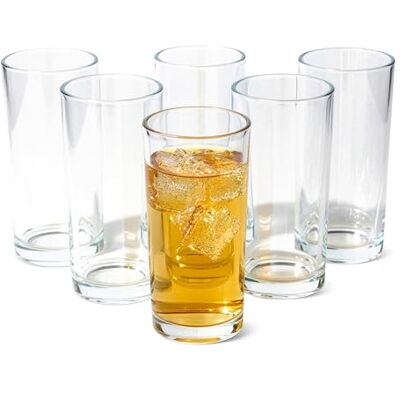 Amazon Trinkgläser, 6-Teiliges Set, 443,6ml, Spülmaschinenfest Amazon Trinkgläser, 6-Teiliges Set, 443,6ml, Spülmaschinenfest