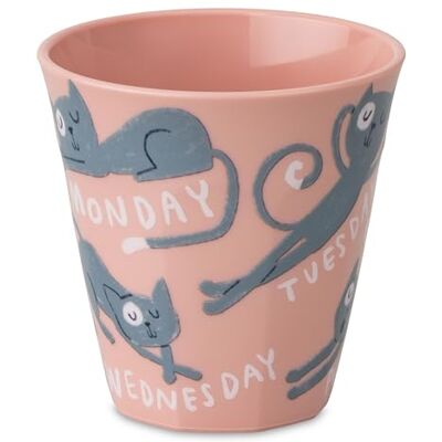 Koziol NORA CUP M Becher 300 ml handillustriertes Dekor, bruchfest, stapelbar biozirkulärer Kunststoff, spülmaschinengeeignet, melaminfrei ideal für Küche Picknick Party (1, rosé purrs) Koziol NORA CUP M Becher 300 ml handillustriertes Dekor, bruchfest, stapelbar biozirkulärer Kunststoff, spülmaschinengeeignet, melaminfrei ideal für Küche Picknick Party (1, rosé purrs)
