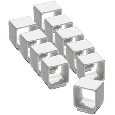 Maxwell & Williams 10er SET Serviettenring quadratisch//Serviettenhalter Maxwell & Williams 10er SET Serviettenring quadratisch//Serviettenhalter