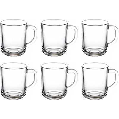 Pasabahce 55029 – Teeglas mit Henkel Pub, für Tee, Latte Macchiato, Irish Coffee, Punsch, Glühwein, Heiße Schokolade, 6er Set Pasabahce 55029 – Teeglas mit Henkel Pub, für Tee, Latte Macchiato, Irish Coffee, Punsch, Glühwein, Heiße Schokolade, 6er Set