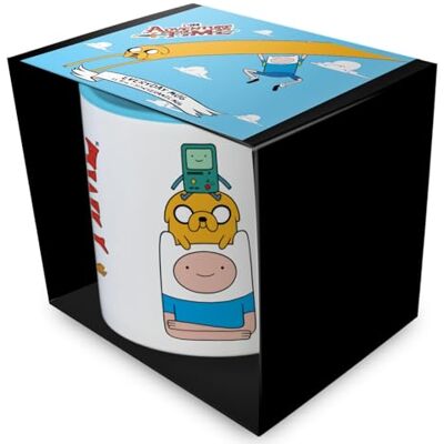 Pyramid Adventure Time Tasse – Keramik-Trinkgeschirr mit stilvollem Finish – 315 ml – Einheitsgröße Pyramid Adventure Time Tasse – Keramik-Trinkgeschirr mit stilvollem Finish – 315 ml – Einheitsgröße