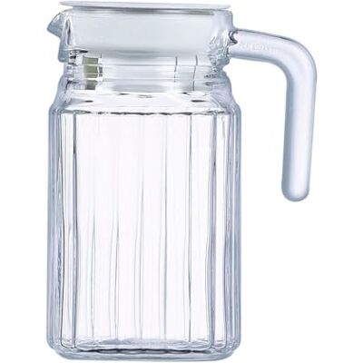 Luminarc ARC 75201 Quadro Krug, Kühlschrankkrug mit Deckel, 500ml, Glas, transparent, 1 Stück Luminarc ARC 75201 Quadro Krug, Kühlschrankkrug mit Deckel, 500ml, Glas, transparent, 1 Stück
