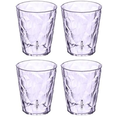 Koziol CLUB LIGHT Gläser 4er Set kristallklarer Kunststoff, bruchfest, leicht, stapelbar, spülmaschinengeeignet, Made in Germany Koziol CLUB LIGHT Gläser 4er Set kristallklarer Kunststoff, bruchfest, leicht, stapelbar, spülmaschinengeeignet, Made in Germany
