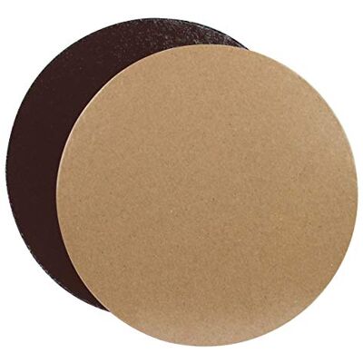 Extiff Kuchenständer, rund, aus Karton, Farben und Größen wählbar, (Schokoladenbraun / Praline, 20 cm) , 10 Stück Extiff Kuchenständer, rund, aus Karton, Farben und Größen wählbar, (Schokoladenbraun / Praline, 20 cm) , 10 Stück