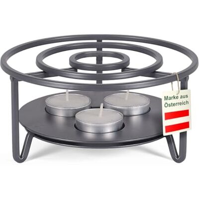 tea4chill Stövchen/Teewärmer für Teekanne aus Metall für 1-3 Teelichter Ø16cm tea4chill Stövchen/Teewärmer für Teekanne aus Metall für 1-3 Teelichter Ø16cm
