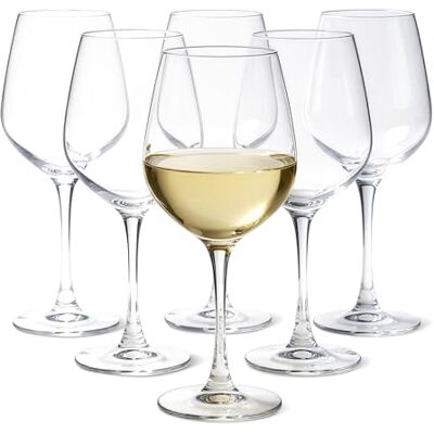Amazon Stiel-Weißweingläser, 6-Teiliges Set, 354,9ml, Spülmaschinenfest Amazon Stiel-Weißweingläser, 6-Teiliges Set, 354,9ml, Spülmaschinenfest
