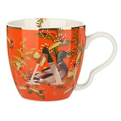 KASANOVA Porzellanbecher Buchstabe A 48cl Orange Tisch, Tee & Kaffee KASANOVA Porzellanbecher Buchstabe A 48cl Orange Tisch, Tee & Kaffee