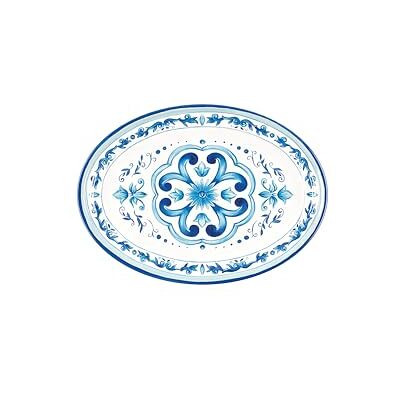 Guzzini Table Decor, Kleine ovale Servierschale "BLUES" aus Melamin Mehrfarbig, 50x36xh3 cm 28191452 Guzzini Table Decor, Kleine ovale Servierschale "BLUES" aus Melamin Mehrfarbig, 50x36xh3 cm 28191452