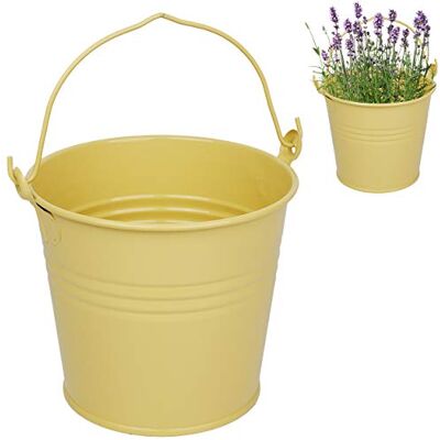 alles-meine.de GmbH 4 Stück kleine Metall Eimer/Blumentöpfe beige/hell braun/Creme 15 cm hoch 2 Liter rostfrei Blech Eimer/Metalleimer rund mit 3-D Effe.. alles-meine.de GmbH 4 Stück kleine Metall Eimer/Blumentöpfe beige/hell braun/Creme 15 cm hoch 2 Liter rostfrei Blech Eimer/Metalleimer rund mit 3-D Effe..