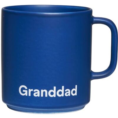 Design Letters Kaffeebecher mit Henkel Blau GRAND DAD – Opa Tasse mit Spruch Kaffeetasse Porzellan 250 ml, Cappuccino Tasse Opa Geschenk zum Geburtstag & Vatertag Design Letters Kaffeebecher mit Henkel Blau GRAND DAD – Opa Tasse mit Spruch Kaffeetasse Porzellan 250 ml, Cappuccino Tasse Opa Geschenk zum Geburtstag & Vatertag