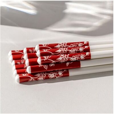BDMRY Porzellan Essstäbchen-Geschenksets mit Etui, Keramik wiederverwendbar 10 pairs BDMRY Porzellan Essstäbchen-Geschenksets mit Etui, Keramik wiederverwendbar 10 pairs
