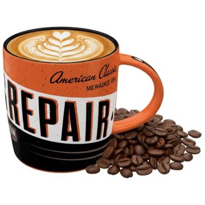 ART Retro Kaffeebecher, 330 ml, Harley – Service & Repair ART Retro Kaffeebecher, 330 ml, Harley – Service & Repair