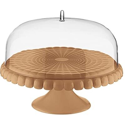 Guzzini Tiffany, Tortenplatte mit Fuß und Haube Terracotta, Ø 36xh28 cm 199400242 Guzzini Tiffany, Tortenplatte mit Fuß und Haube Terracotta, Ø 36xh28 cm 199400242