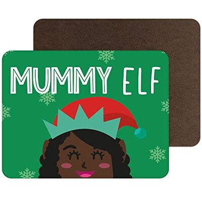 Tongue in Peach Lustige Neuheit Weihnachten Platzsets Tischset Essen Tisch Mat Geschirr Schwarze Mama Elf Lustiges Witz Tischzubehör PM19 Tongue in Peach Lustige Neuheit Weihnachten Platzsets Tischset Essen Tisch Mat Geschirr Schwarze Mama Elf Lustiges Witz Tischzubehör PM19